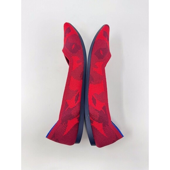 Rothys The Point Womens Ballet Flats Red Camouflage Slip On Loafer Comfort US 10 - Picture 6 of 9